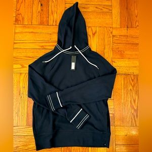 Navy sweatshirt - loved it but runs a little small for a M.